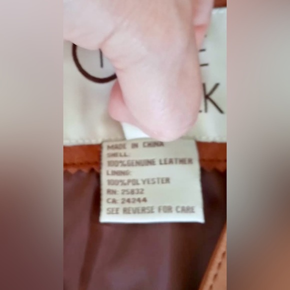 Cripple Creek Brown Genuine Leather Fringe Jacket Women’s Size S - Picture 7 of 7